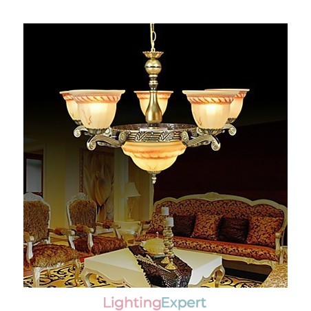 Traditional Classic Vintage Retro Bronze Metal Chandelier Traditional Classic Vintage Retro Bronze Metal Chandelier