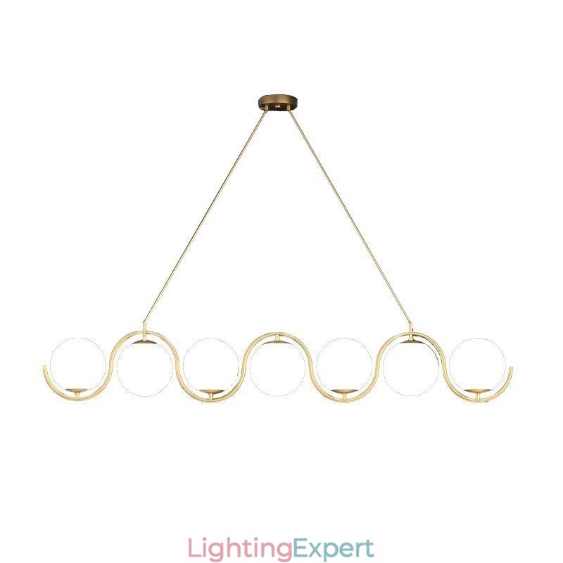 Modern Glass Globe Pendant Light Minimalist Light Fixture