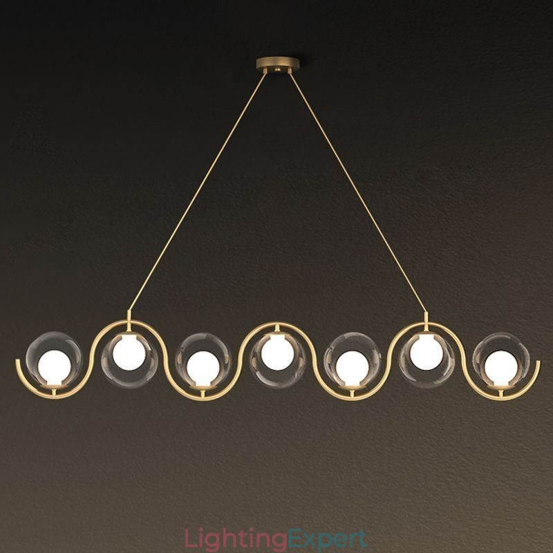 Modern Glass Globe Pendant Light Minimalist Light Fixture