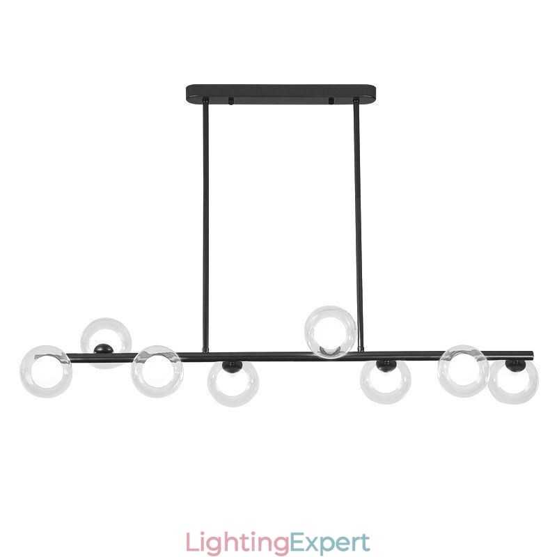 Chandelier Glass Globe Horizontal Type Pendant Light
