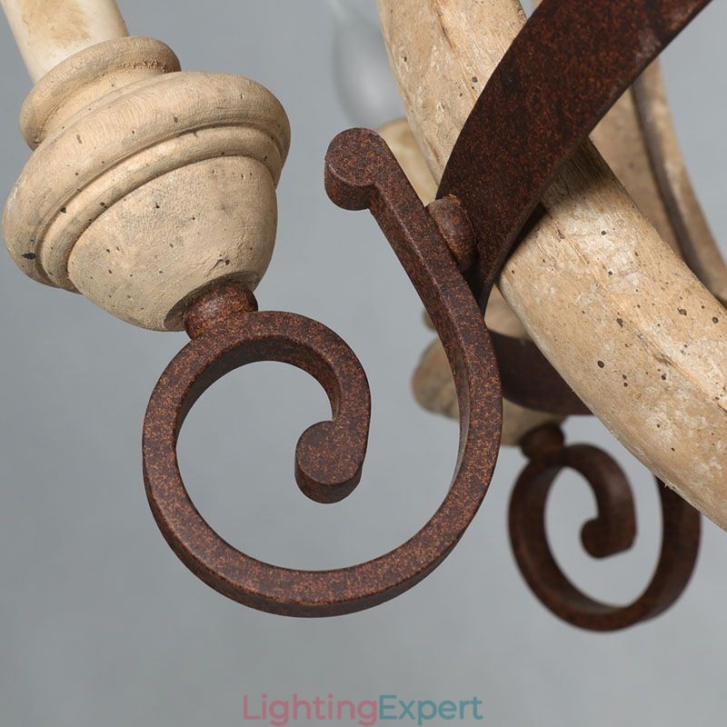Wood Pendant Light Nordic Retro Ceiling Light