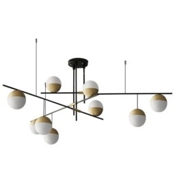 Glass Ball Chandelier Ceiling Light