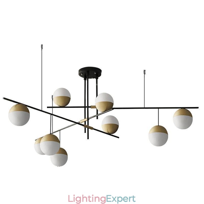 Glass Ball Chandelier Ceiling Light
