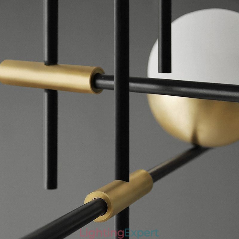Glass Ball Chandelier Ceiling Light