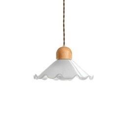 Modern Lace Glass Pendant Light Single Head Pendant Lamp