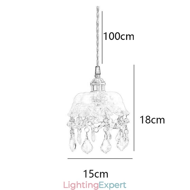 Elegant Glass Pendant Light Single Head Mini Pendant Light
