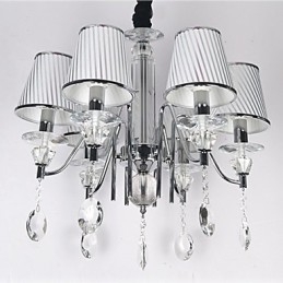 Modern Contemporary Crystal Electroplated Chandelier