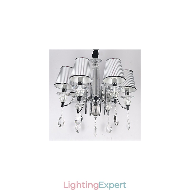 Modern Contemporary Crystal Electroplated Chandelier