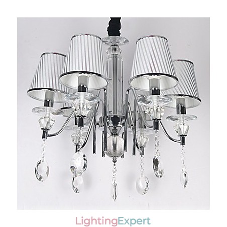 Modern Contemporary Crystal Electroplated Chandelier