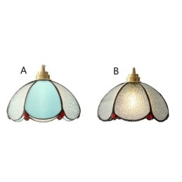Minimalist Petal Glass Pendant Light Single Head Glass Pendant Lamp