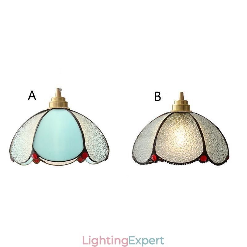 Minimalist Petal Glass Pendant Light Single Head Glass Pendant Lamp