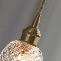 Modern Flower Glass Pendant Light 1 Light Decorative Light Fixture