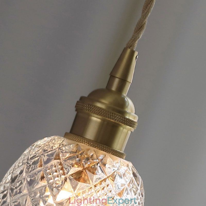 Modern Flower Glass Pendant Light 1 Light Decorative Light Fixture