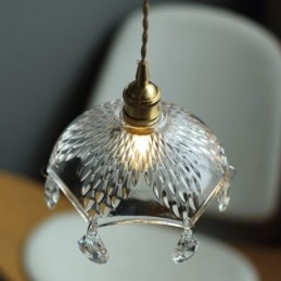 Modern Minimalist Glass Pendant Lamp Single Light Pendant Light