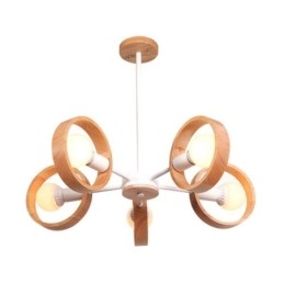 Nordic Unique Wood Pendant Light