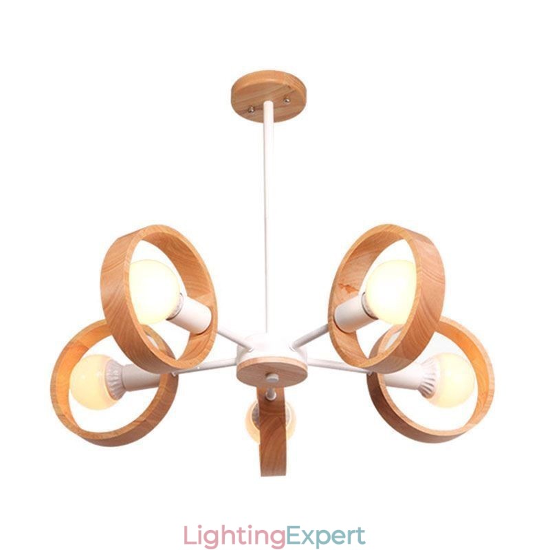 Nordic Unique Wood Pendant Light