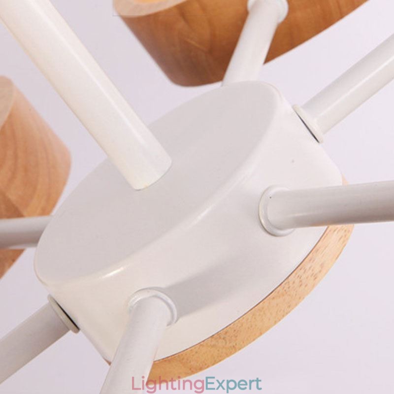 Nordic Unique Wood Pendant Light