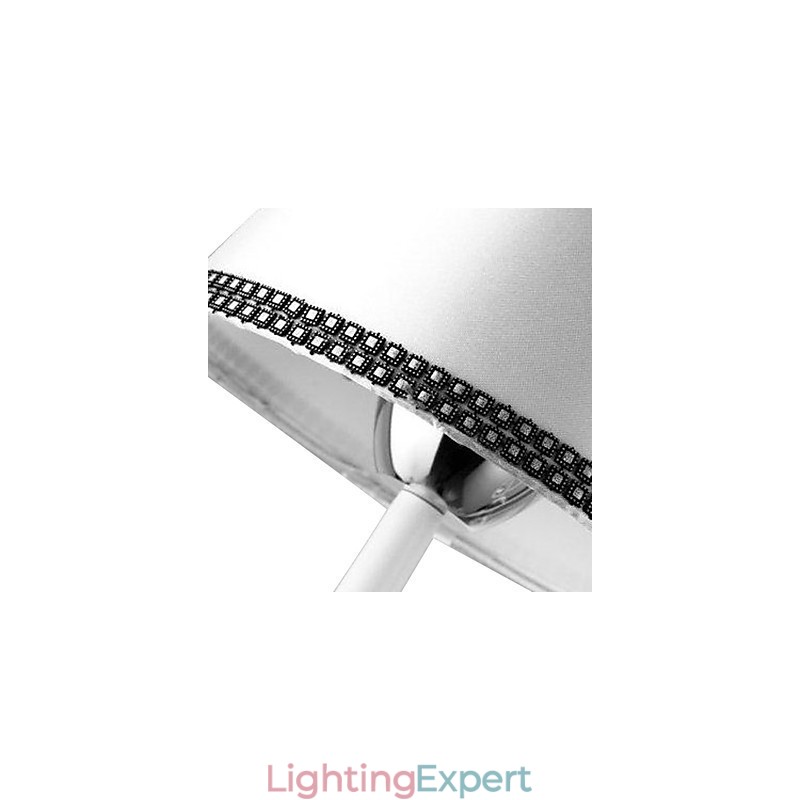 Modern Contemporary Crystal Chrome Metal Chandelier