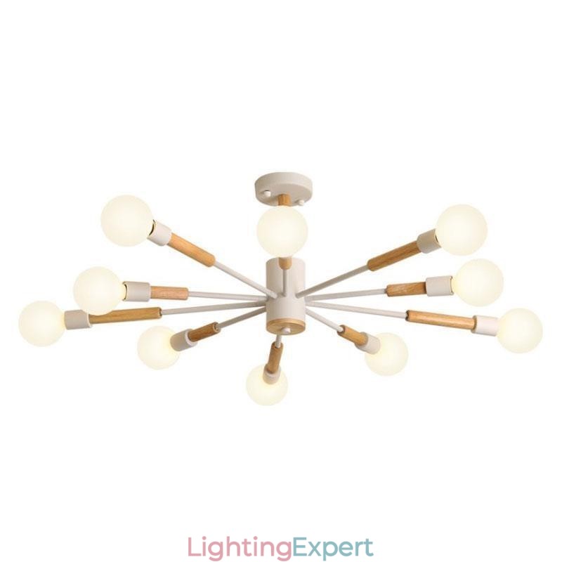 Nordic Pendant Light Creative Magic Bean Log Pendant Light