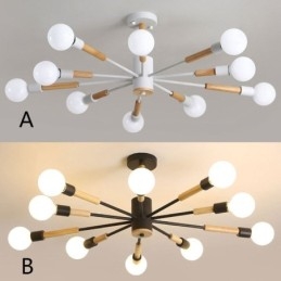 Nordic Pendant Light Creative Magic Bean Log Pendant Light