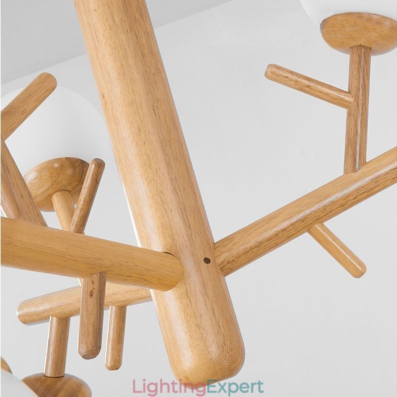 Nordic Creative Wooden Pendant Light