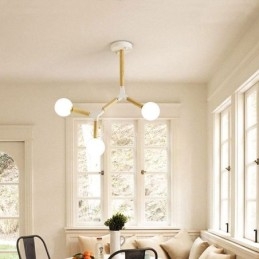 Nordic Magic Bean Pendant Light Creative Wooden Lighting