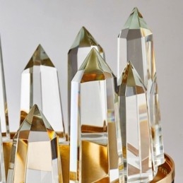 Contemporary Crystal Pendant Light Crystal Ceiling Light