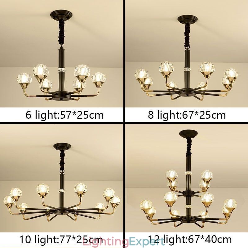 Modern Crystal Pendant Light Elegant Crystal Chandelier