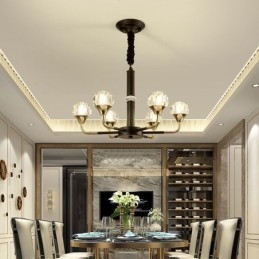 Modern Crystal Pendant Light Elegant Crystal Chandelier