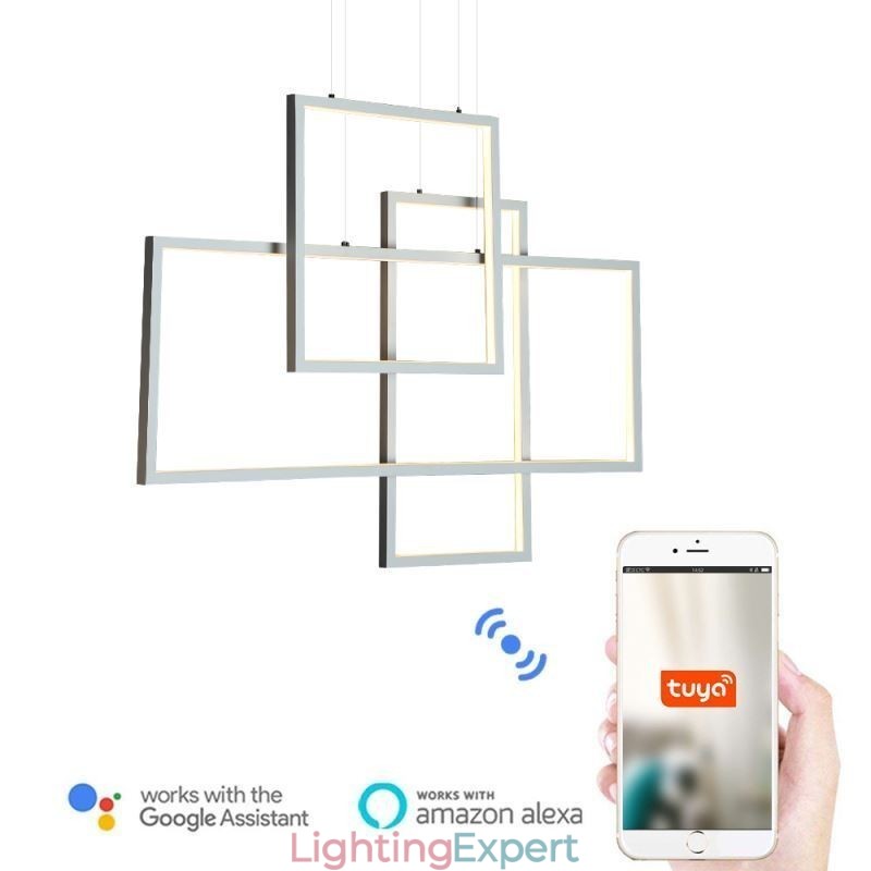 Nordic Pendant Light Geometric Square Pendant Light