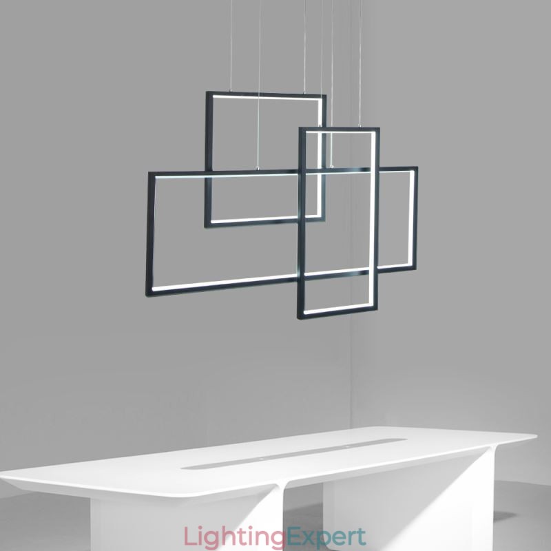 Nordic Pendant Light Geometric Square Pendant Light