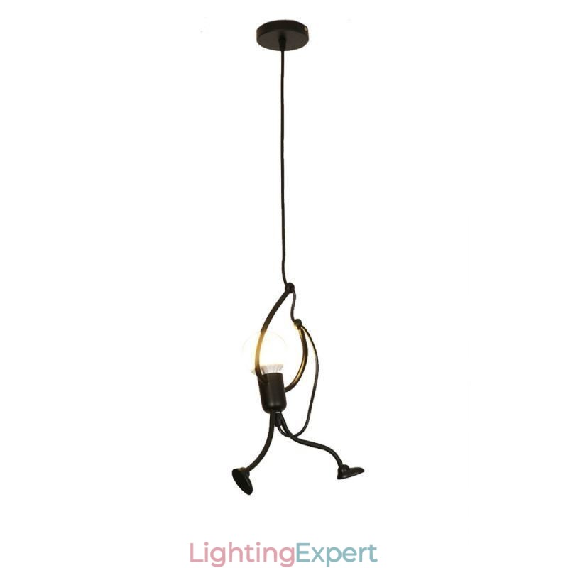 Modern Simple Pendant Light Little Man Shape Lamp Creative Light