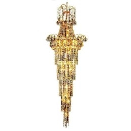 European Long Pendant Crystal Chandelier