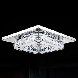 Modern Contemporary Electroplated Metal Flush Mount