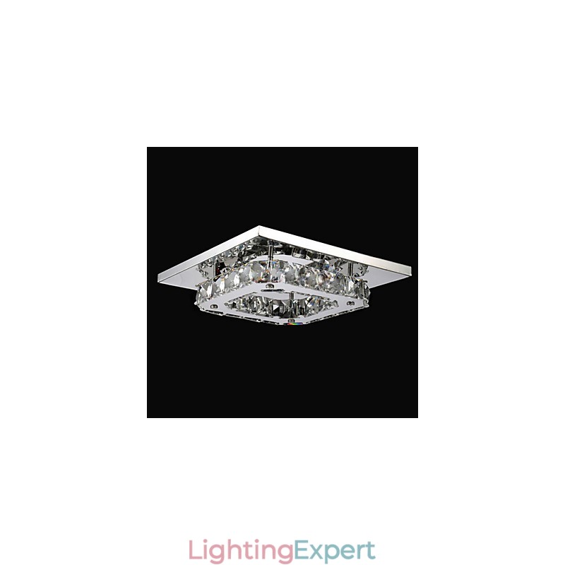 Modern Contemporary Electroplated Metal Flush Mount