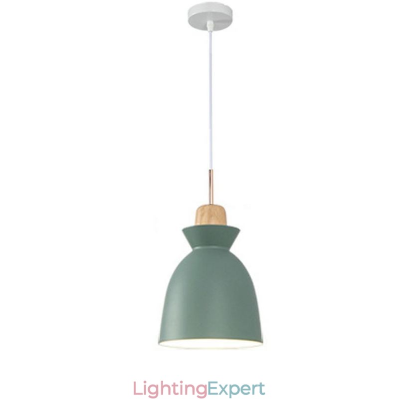 Pendant Light Nordic Metal Dome Macaron Colors Lamp Light