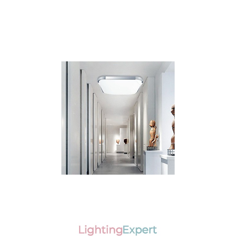 Modern Contemporary Electroplated Metal Flush Mount