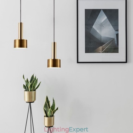 Modern Simple Pendant Light Cylinder Shape Lamp Aluminum Lighting Light Modern Simple Pendant Light Cylinder Shape Lamp Aluminum Lighting Light
