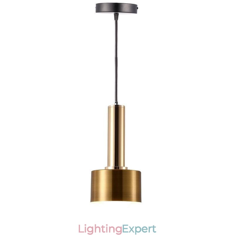 Modern Simple Pendant Light Cylinder Shape Lamp Aluminum Lighting Light