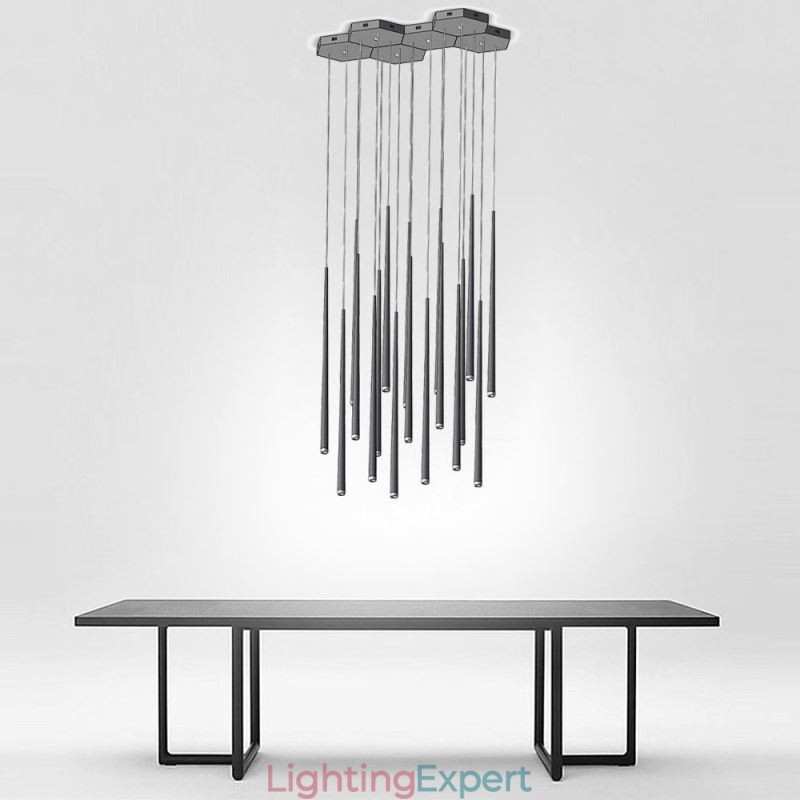 Modern Simple Pendant Light Cylinder Shape Lighting Meteor Rain Lamp Light