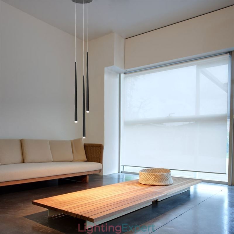 Modern Simple Pendant Light Cylinder Shape Lighting Meteor Rain Lamp Light