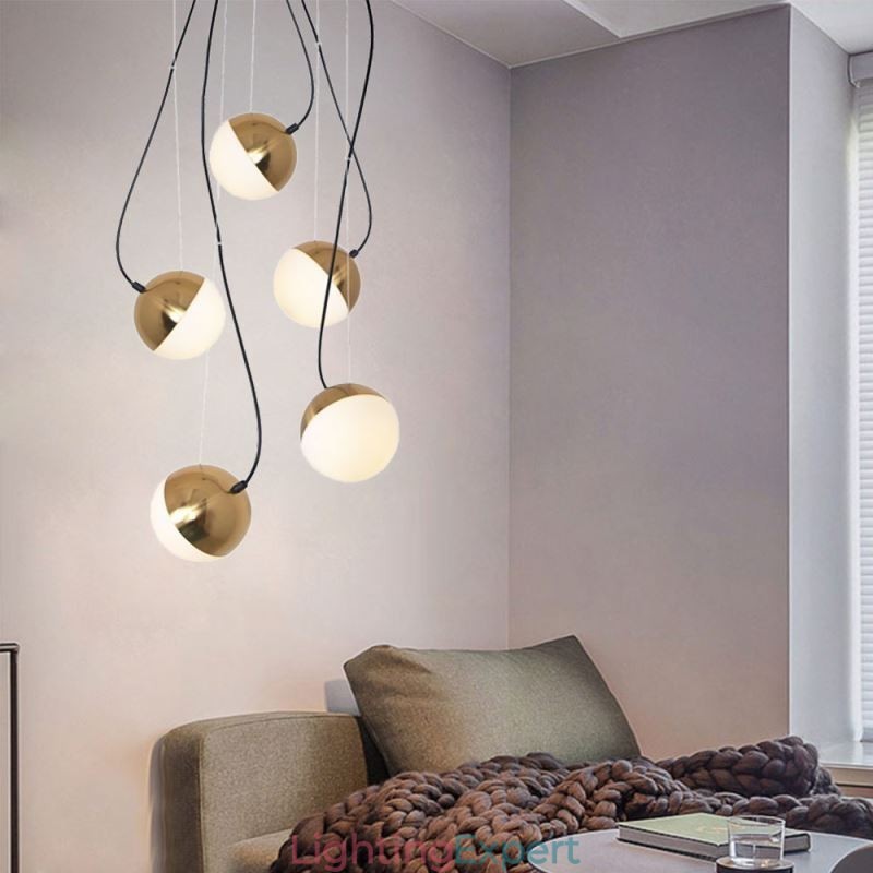 Nordic Cluster Pendant Light Creative Circle Shape Lamp Lighting