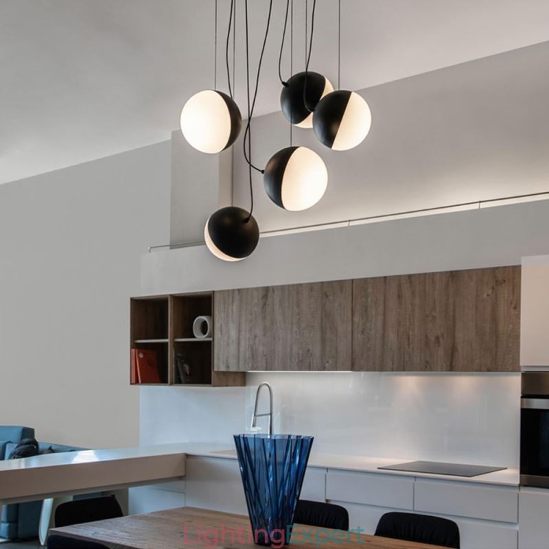 Nordic Cluster Pendant Light Creative Circle Shape Lamp Lighting