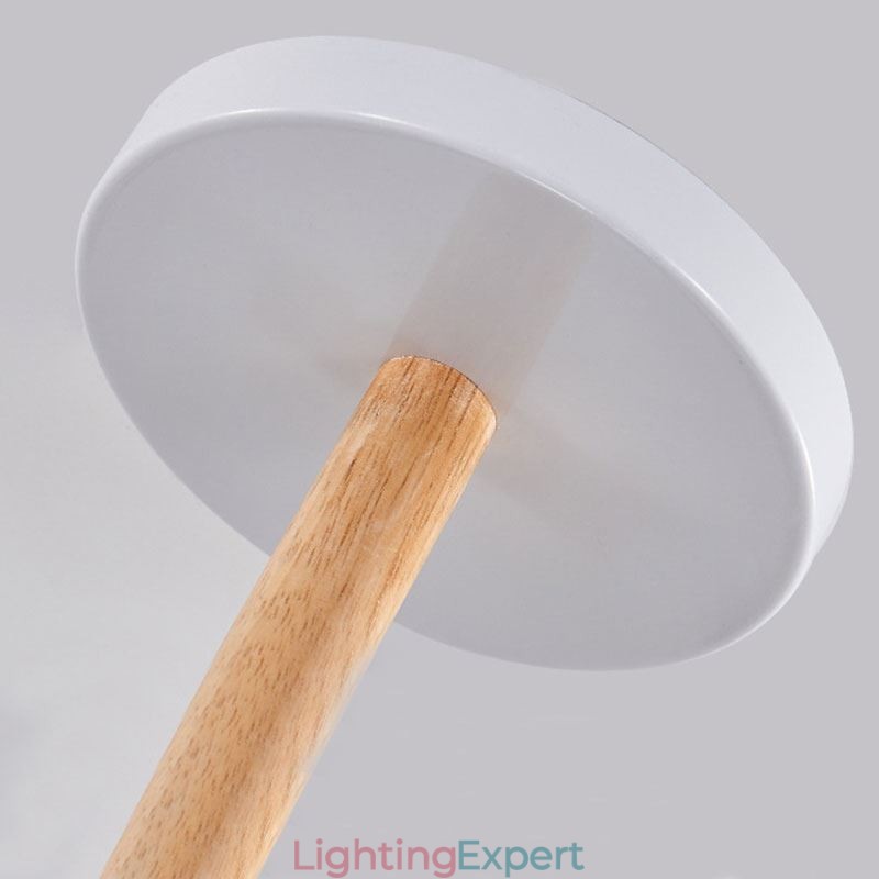 Nordic Macaron Pendant Light Creative Wood Chandelier