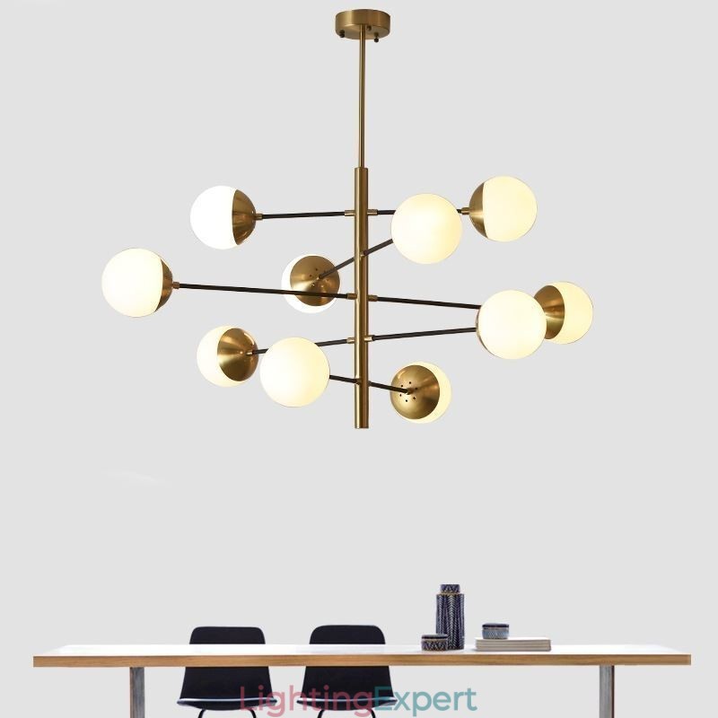 Contemporary Pendant Light Magic Bean Sputnik Chandelier Lamp