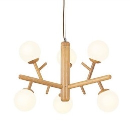 Nordic Creative Wooden Pendant Light