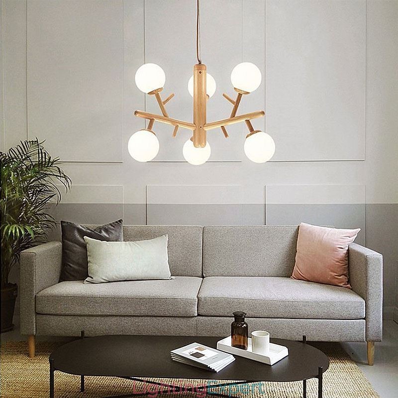 Nordic Creative Wooden Pendant Light