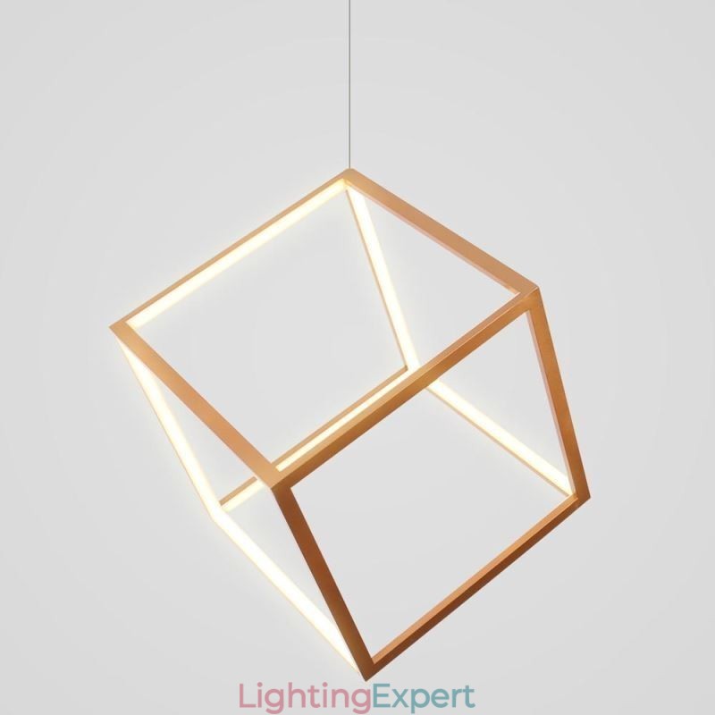 Postmodern Pendant Light Geometric Gold Hanging Light