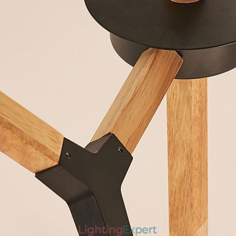 Nordic Magic Bean Pendant Light Creative Wooden Light Fitting