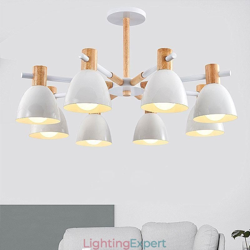 Modern Simple Macaron Pendant Light Creative Wooden Lighting